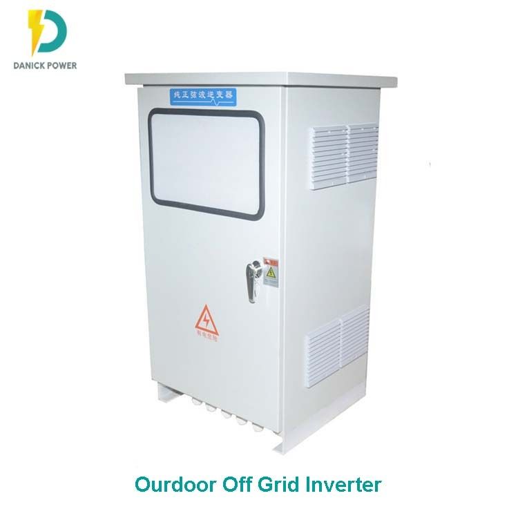 30KW  Off Grid Pure Sine Wave Power Inverter with Charge Controller 208VAC Three Phase