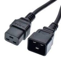 C19 to C20 Male to Female Server Power Extension Cord 1.5 Meter
