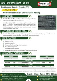 Premium Grade Flexible Graphite Gland Packing