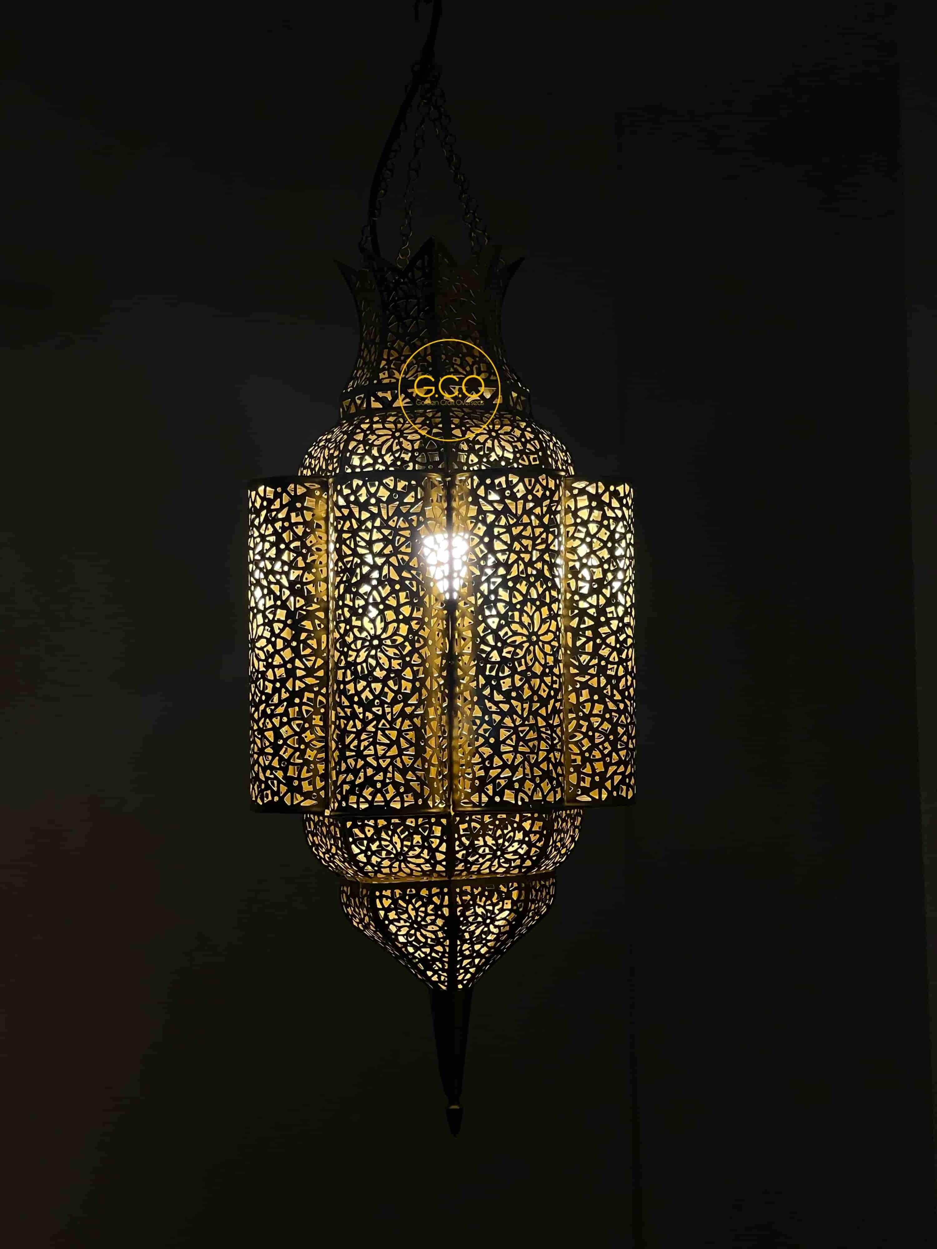 BIg Size Moroccan Hanging Pendant Lamp in iron with powder coated finish