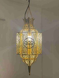 BIg Size Moroccan Hanging Pendant Lamp in iron with powder coated finish