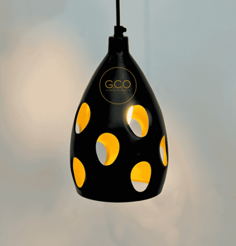 Affordable Hanging Pendant Light in iron with powder coated finish