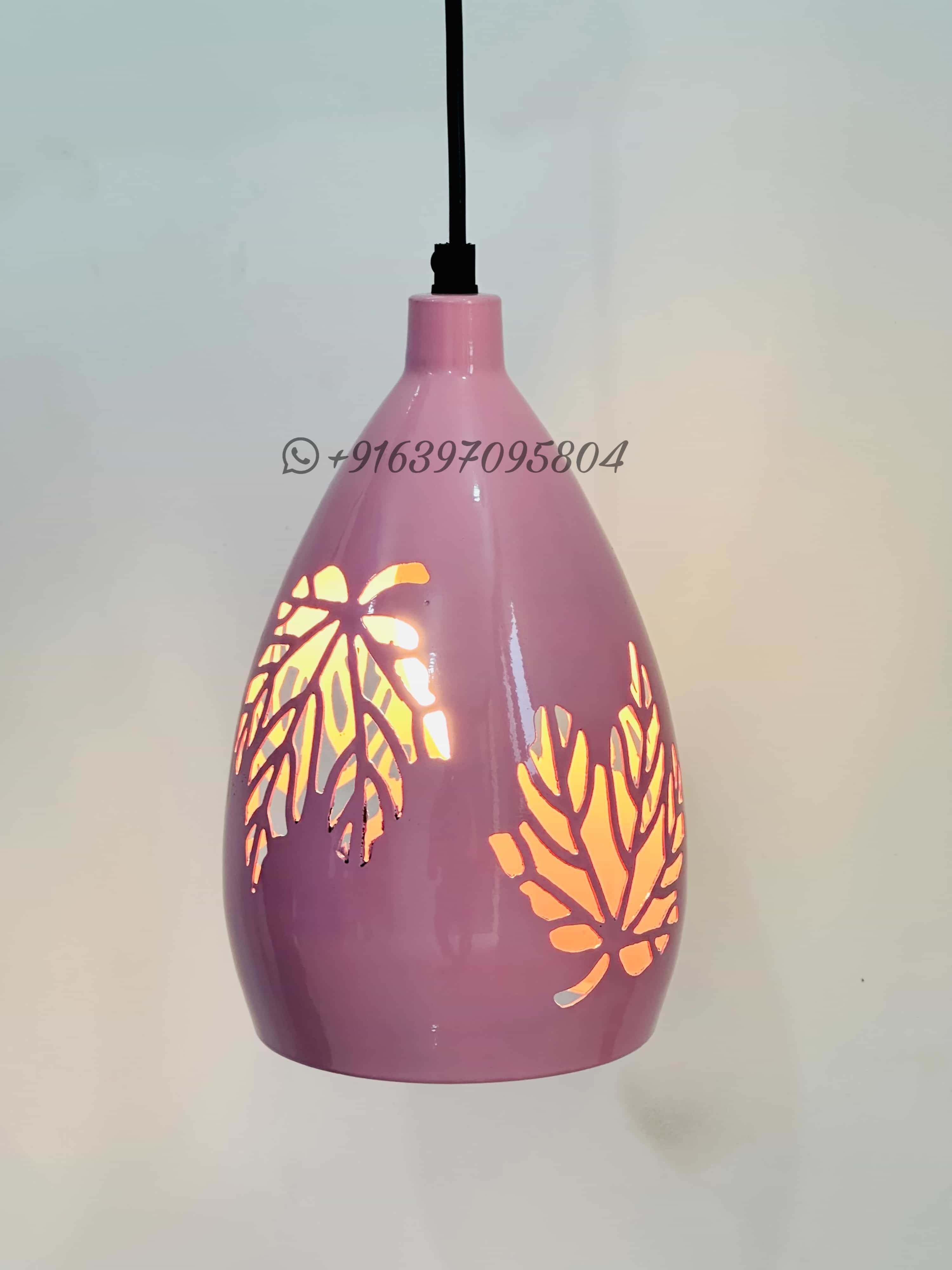 Affordable Hanging Pendant Light in iron with powder coated finish