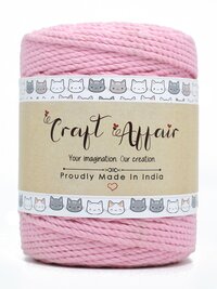 Macrame Cord Thread For Craft - Baby Pink Eco-friendly