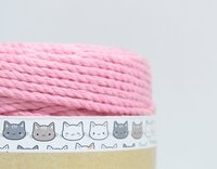 Macrame Cord Thread for craft - Baby Pink
