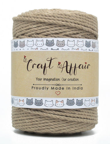 Macrame Cord Thread for craft - Beige