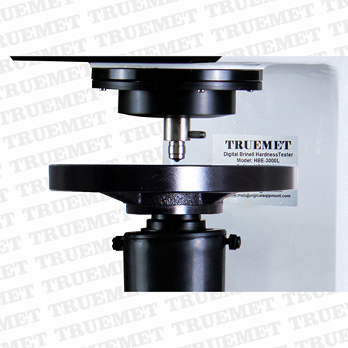 Load cell based digital Brinell hardness tester.