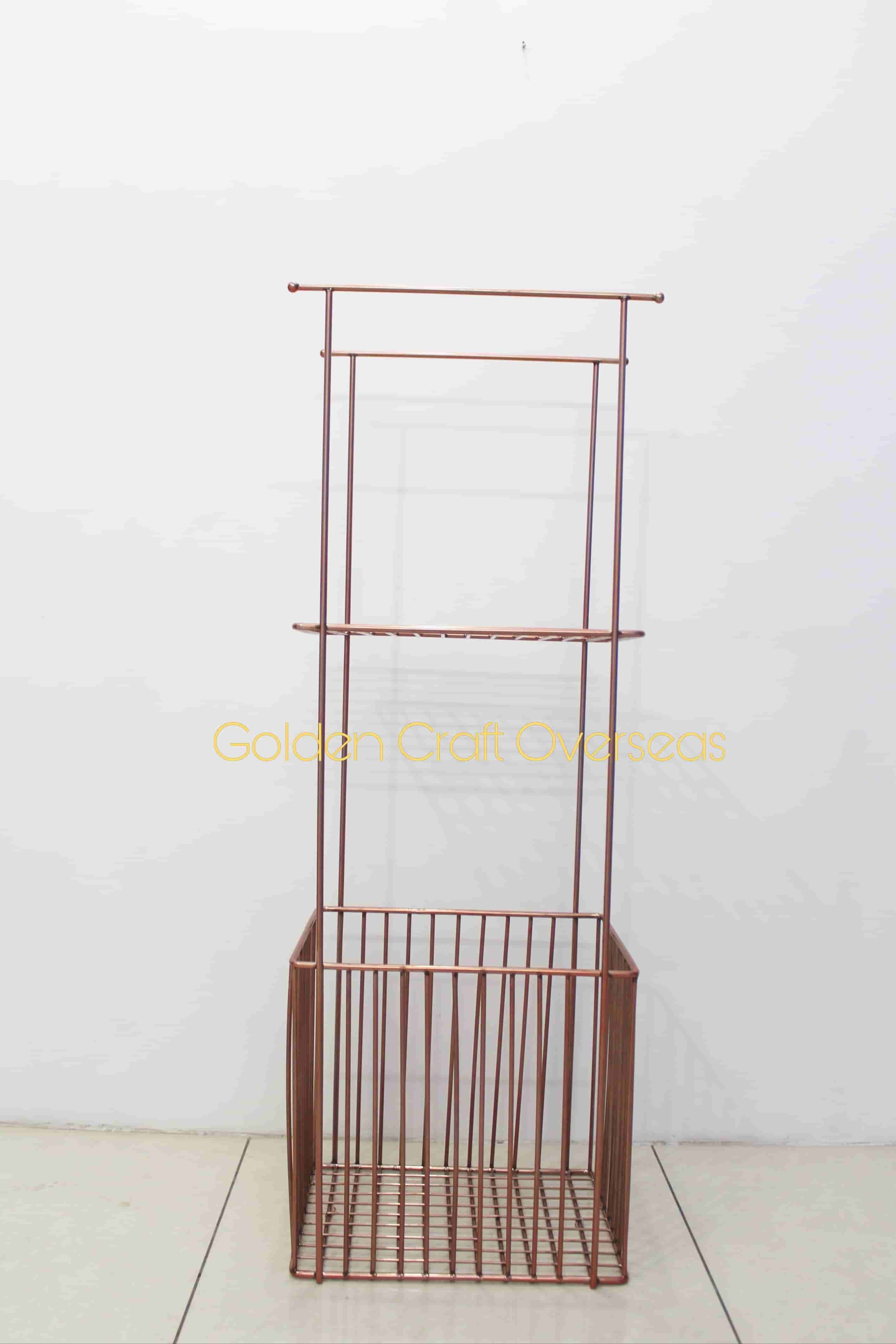 Stainless Steel Towel Holder In Rose gold shiny TPR finish for bathroom