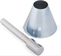 White Sand Absorption Cone And Tamper