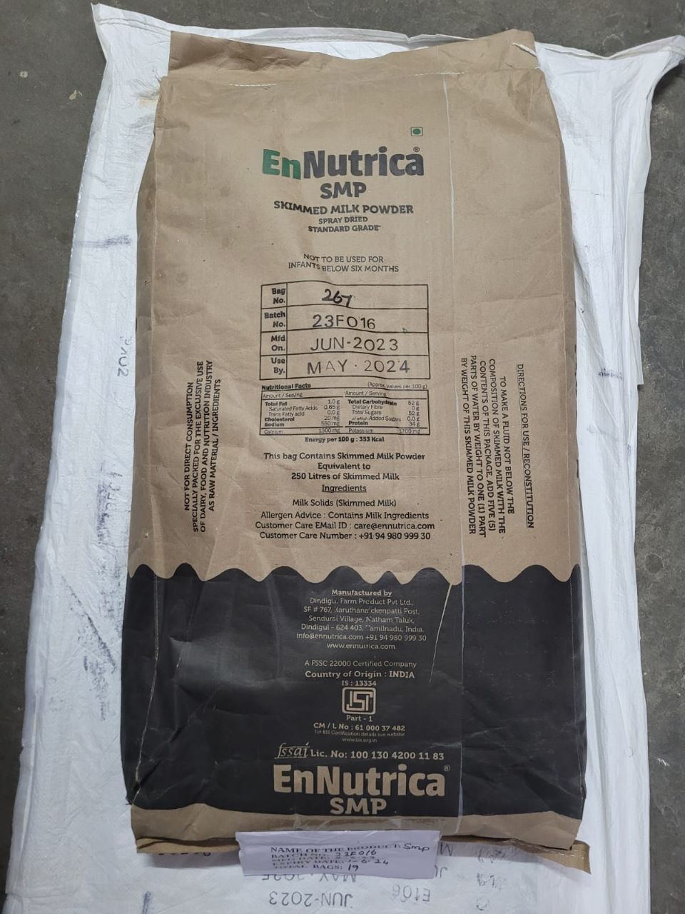 Ennutrica skimmed milk powder