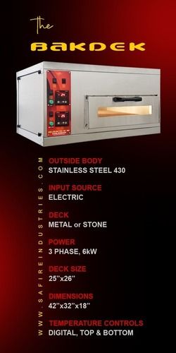 Single Deck Oven Small (25 Inch x 26 Inch) Electric