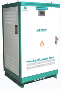 50kw 208vac Three Phase Off Grid Inverter - Color: White And Green