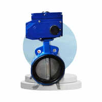Blue-black Electric Butterfly Valve