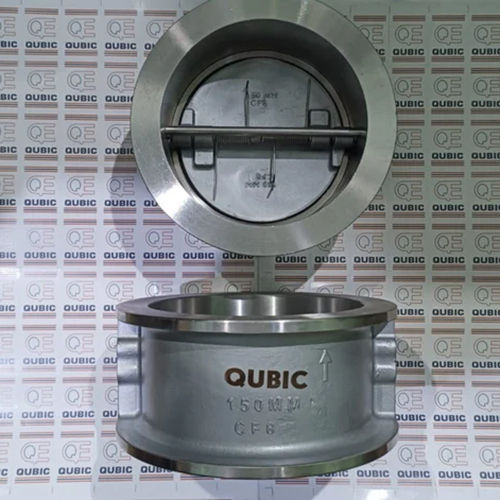 Silver Wafer Type Moulded Dual Plate Checked Valve