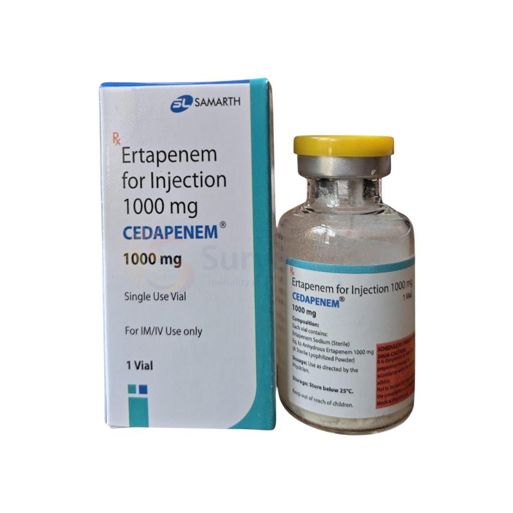 Ertapenem 1gm injection ( cedapenem 1gm )