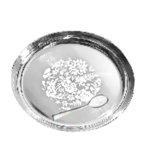 Gray Apple Designer Plate 8 Pc. Set With Spoon