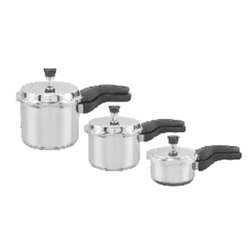 Gray Stainless Steel Pressure Cooker Family Pack ( 3 In 1) Mini Family Pack