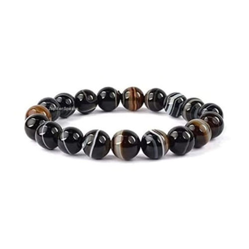 Round Sulemani Hakik Gemstone Bracelet