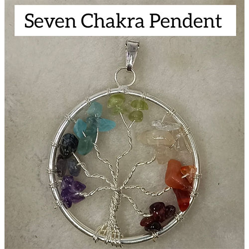 Round Seven Chakra Pendant