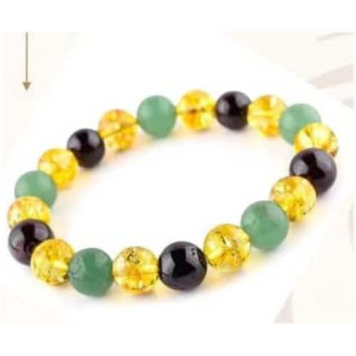 Triple Money Gemstone Bracelet