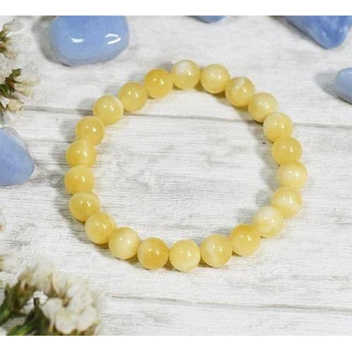 Round Yellow Aventurine Gemstone Bracelet