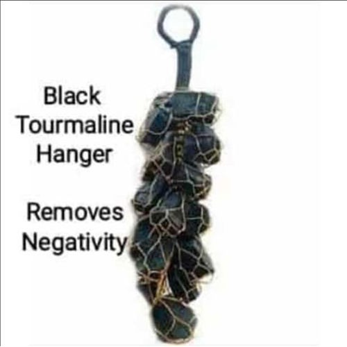 Black tourmaline Hangers