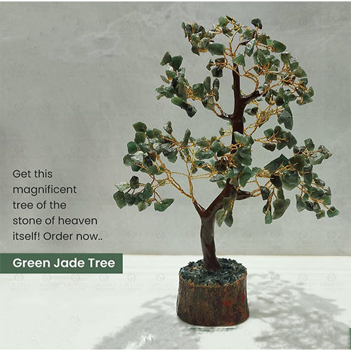 Stone Green Jode Gemstone Tree