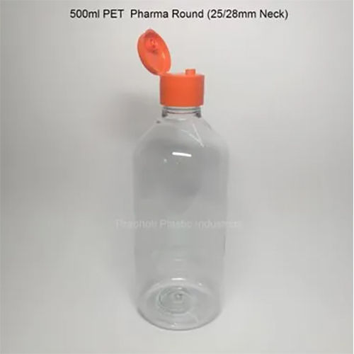 Transparent Pet Round Bottle