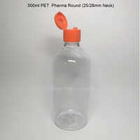 Transparent Pet Round Bottle