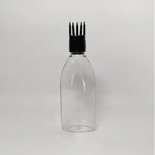 Hair Oil PET Bottle Flat Oval