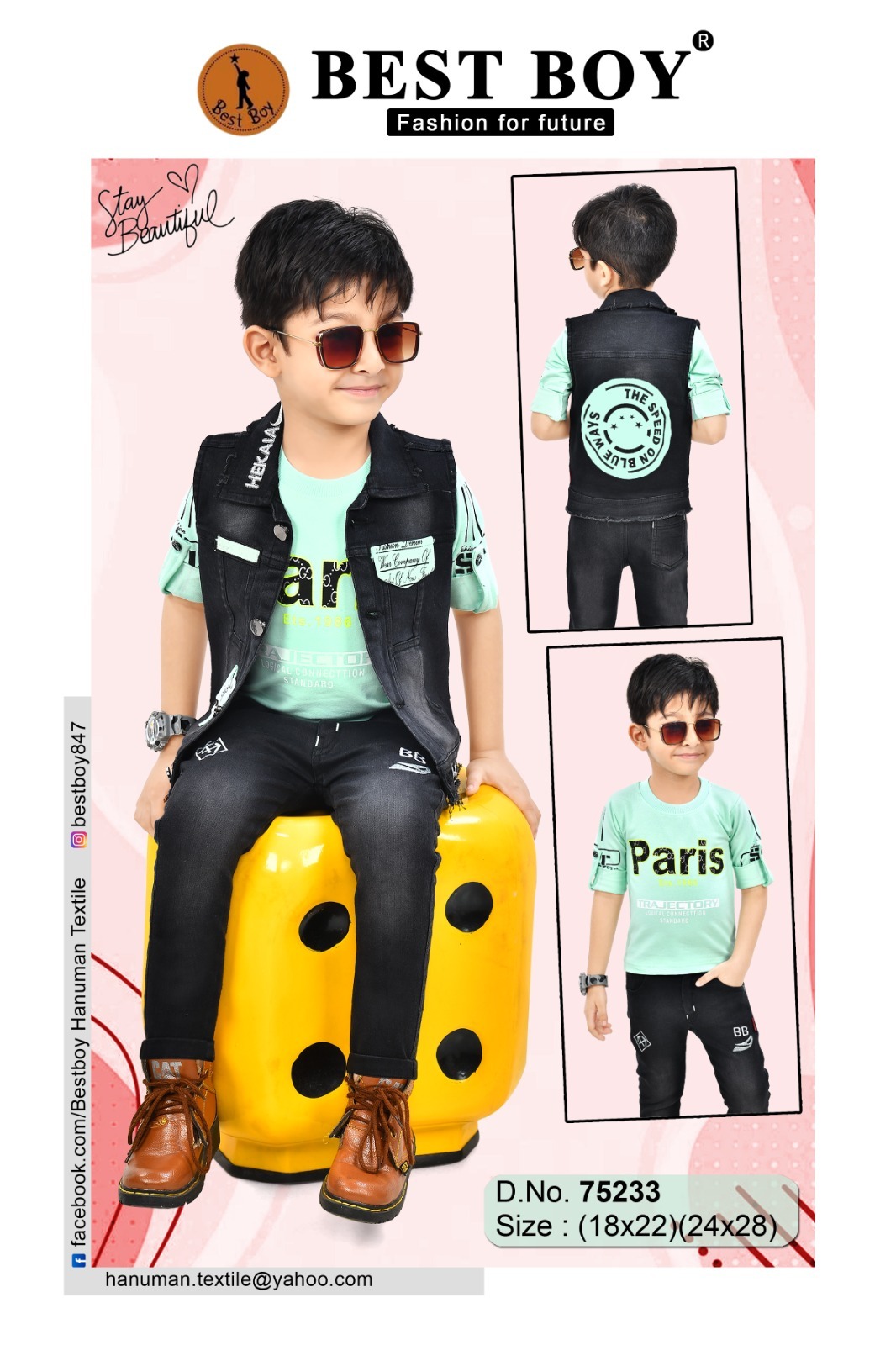 BEST BOY's Fashionable Kids Dress