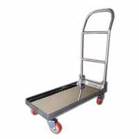 Platform Trolley - Heavy Duty Frame, Various Sizes Available | Manual Power, Durable Design, Ergonomic Handle, Warranty Included