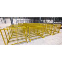 Ms Safety Guards - High-grade Ms Material, Yellow Color | Reusable, Durable, Easy To Install With Warranty For Maximum Visibility And Safety