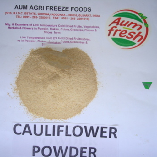 Freeze Dried Cauliflower Powder - Shelf Life: 12 Months