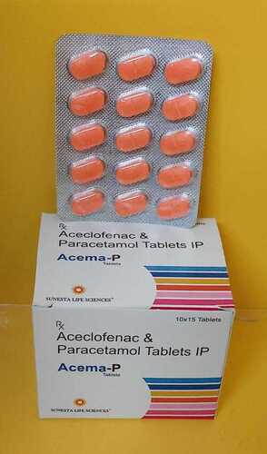 Aceclofenac paracetamol tablets