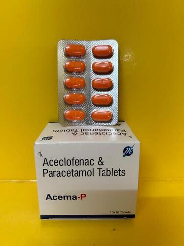 Acelofenacandparacetmol tablets