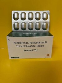 Aceclofenac paracetmol thiocolkicoside tablets