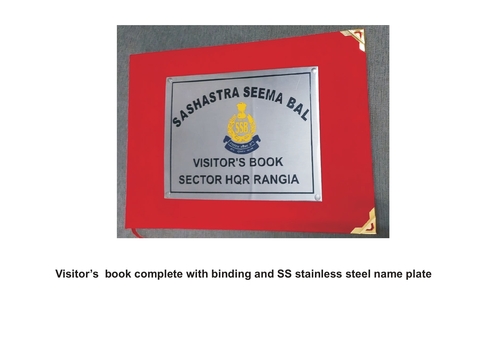 SS Stainless Steel Name Plate