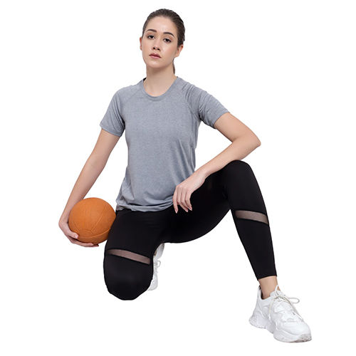 Round Neck Womens Sports T-Shirt