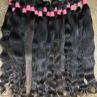 Natural Black Bulk Hair - Application: Profesional