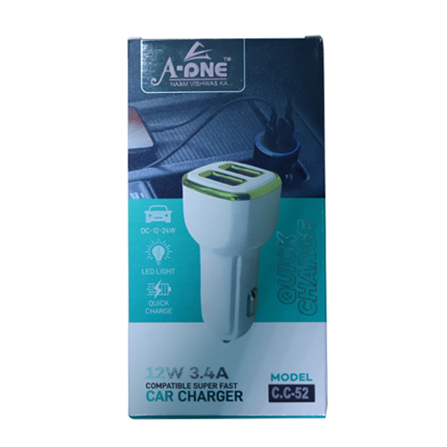 12W 3.4A Sompatible Super Fast Car Charger