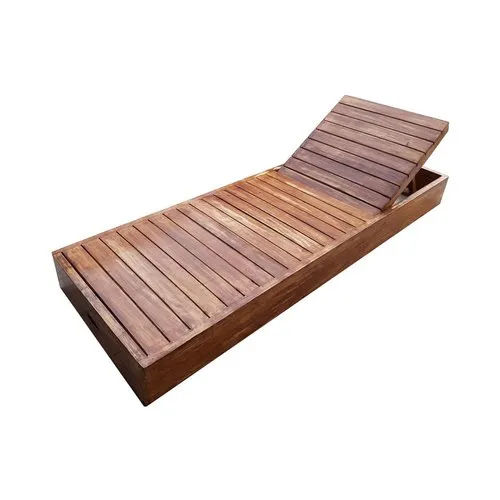 Wooden Poolside Lounger Application: Pool