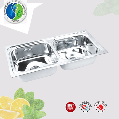 Double Bowl Sink - Color: Grey