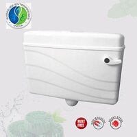 Ts-906-fc 3 Layer Side Pvc Flushing Cistern - Color: White / Ivory