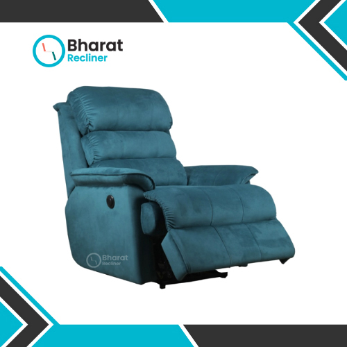Livo Motorised Recliner - Leatherette, 39x39 inches, Full Recline 69 inches | Customizable Colors, Eco-friendly, Water Resistant, One-Piece Design, 1-Year Warranty