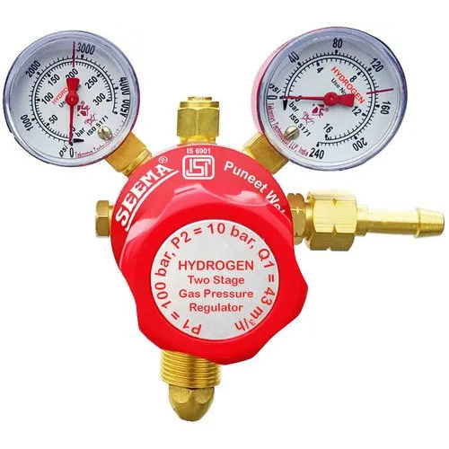Seema Two Stage Hydrogen Gas Pressure Regulator