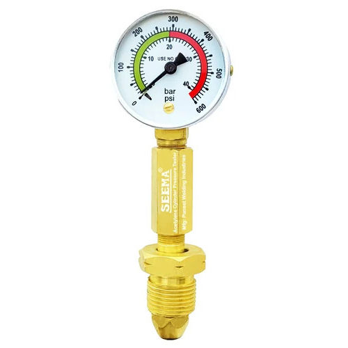 Forged Brass Seema Acetylene Da Gas Cylinder Pressure Tester