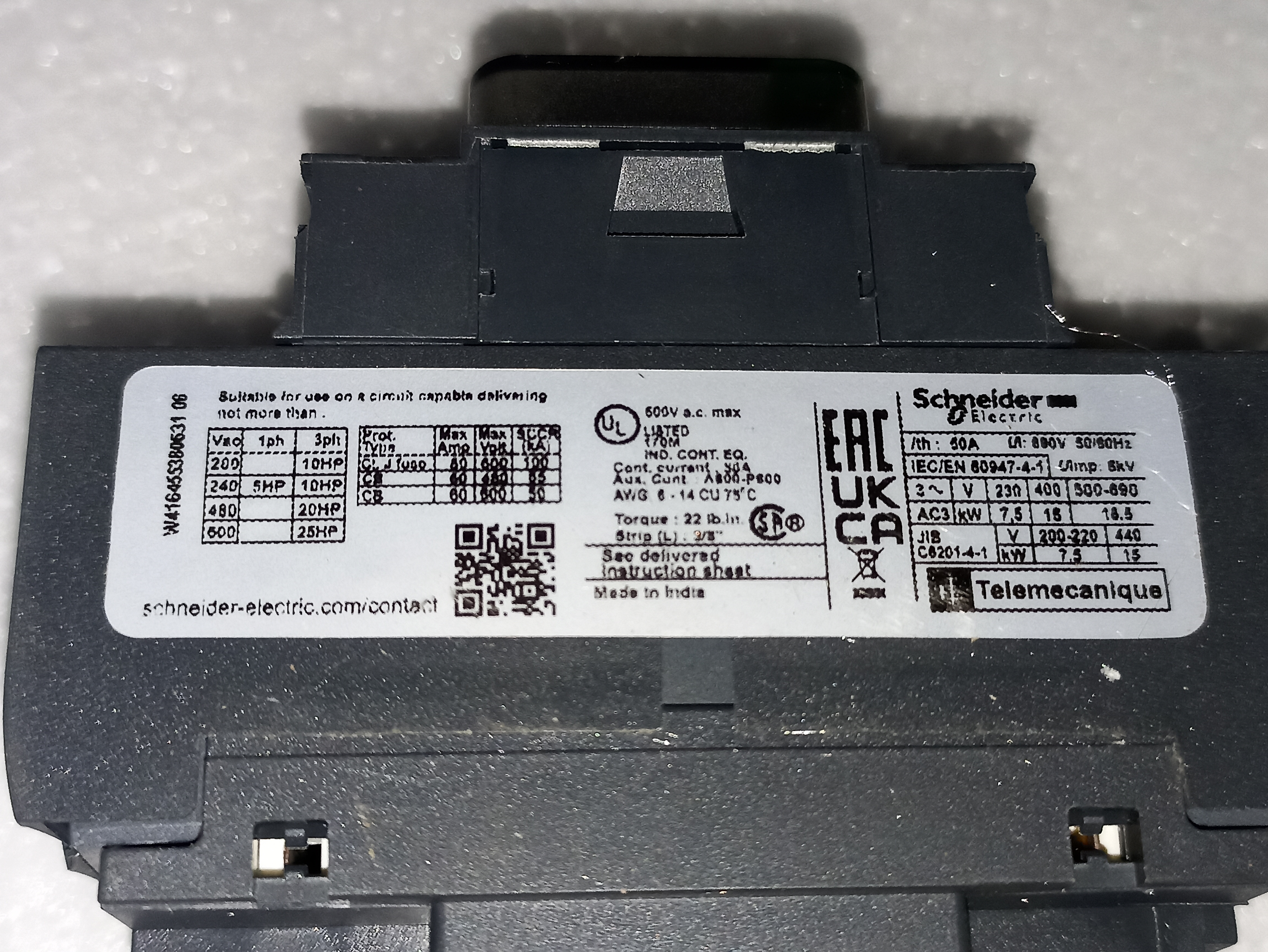 SCHNEIDER LATEST LC1D32 CONTACTOR