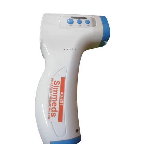 White Non Contact Infrared Thermometer