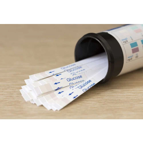 White Medical Sugar Test Strips